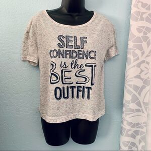 Just g Graphic Scoop Neck Short Sleeve T-shirt Size Small